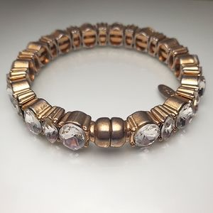 Tasha large rhinestone magnetic cuff bangle